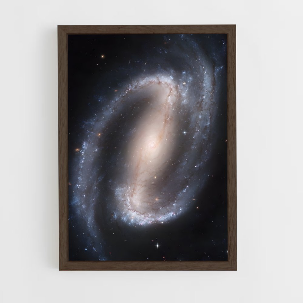 Poster Éblouissante galaxie spirale (vue 5)